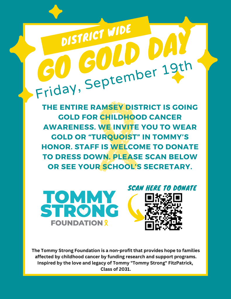 Go Gold Day flyer