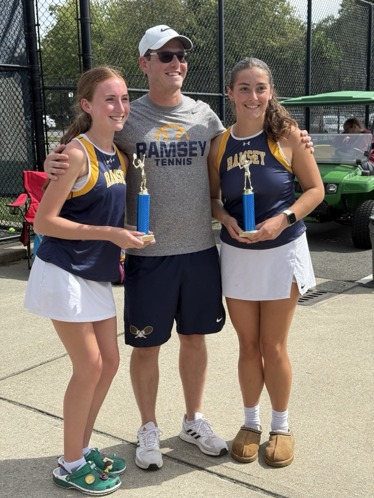 Paige Berger and Grace McIntyre made an impressive run to the finals at the first doubles position