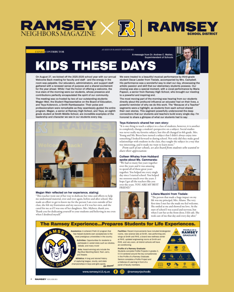 Ramsey Neighbors Magazine - October
