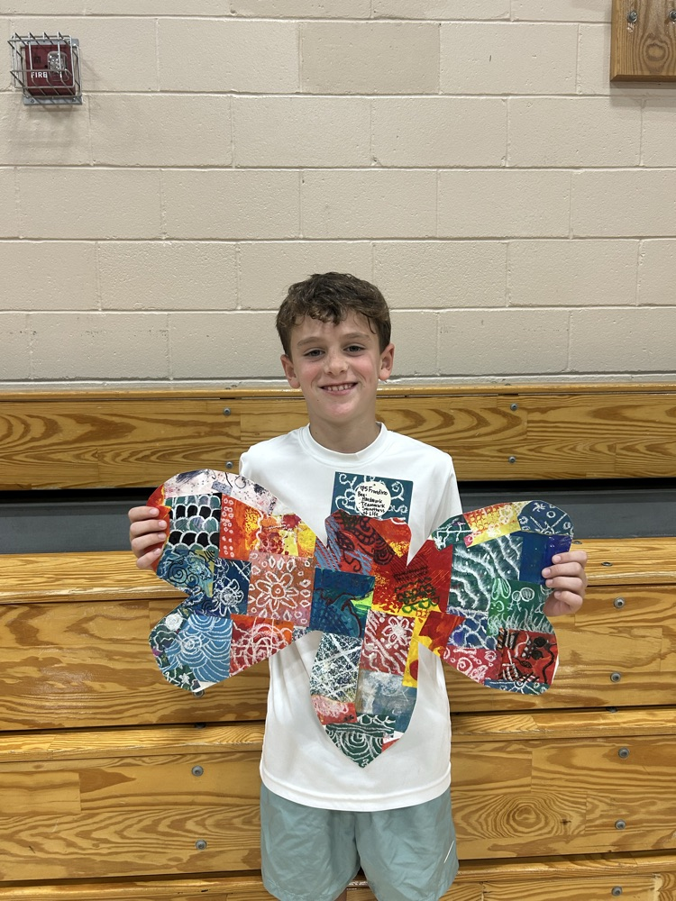 Our class artwork from Mrs. Hudson’s art class!