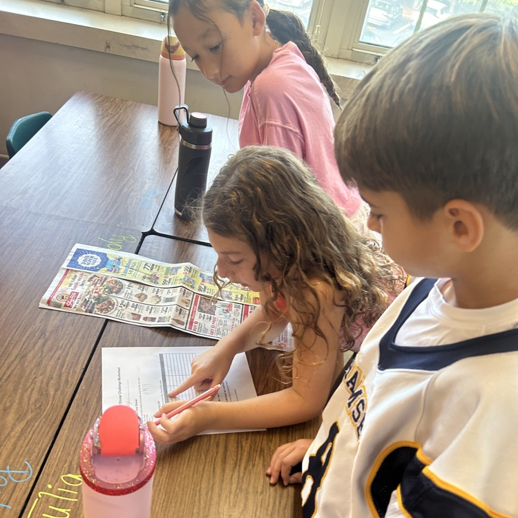 Students in 4 O’Rourke’s class are exploring economics by creating a budgeted meal that uses the concepts of supply and demand while taking on the roles of both producers and consumers.