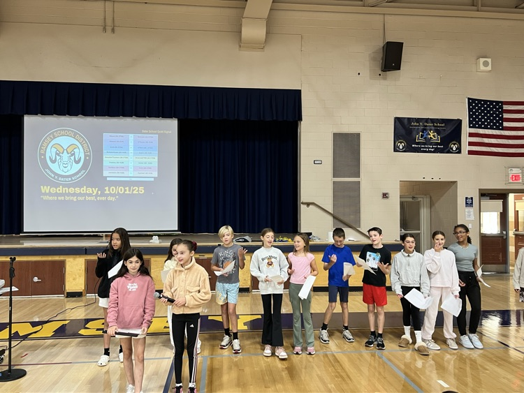 Dater School’s Whole School Morning Announcements 