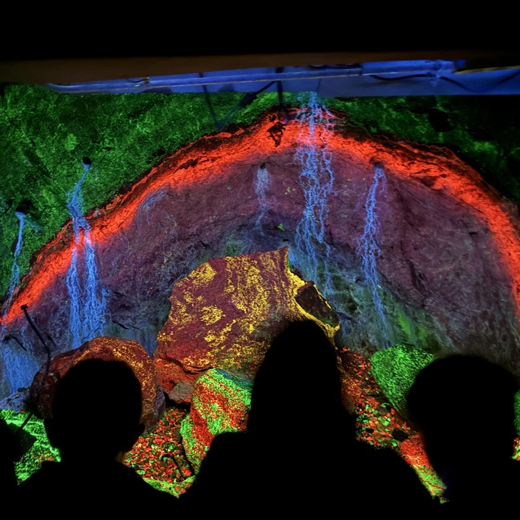 glowing rock