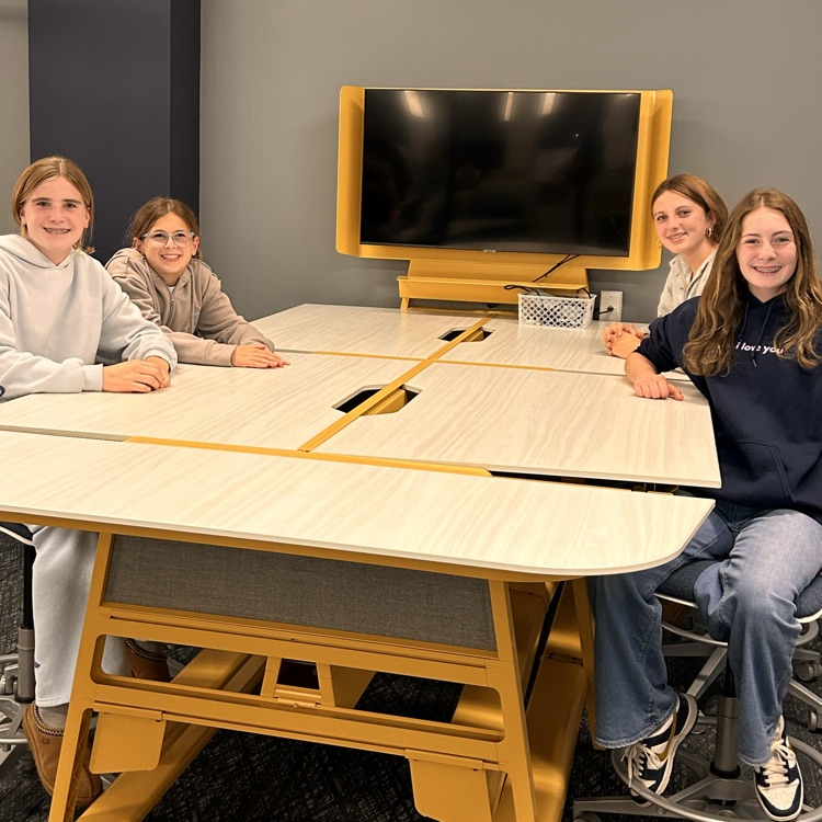 Students sitting in focus room