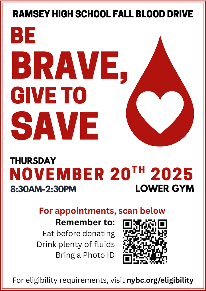 To donate, visit https://donate.nybc.org/donor/schedules/drive_schedule/327082 