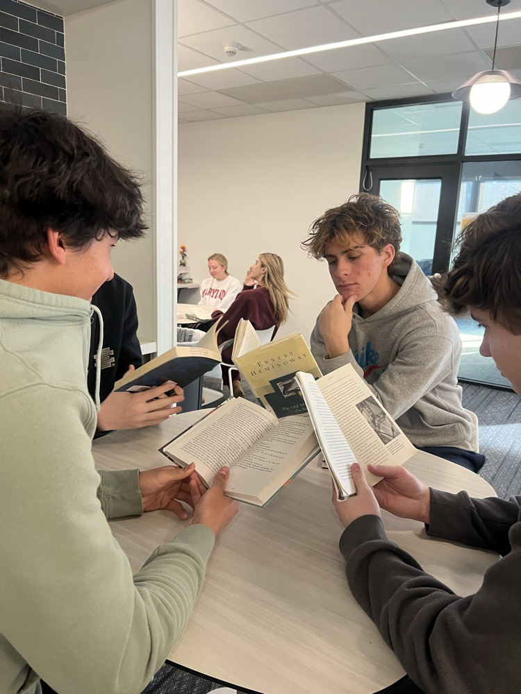 more AP Lit students reading independently!!!