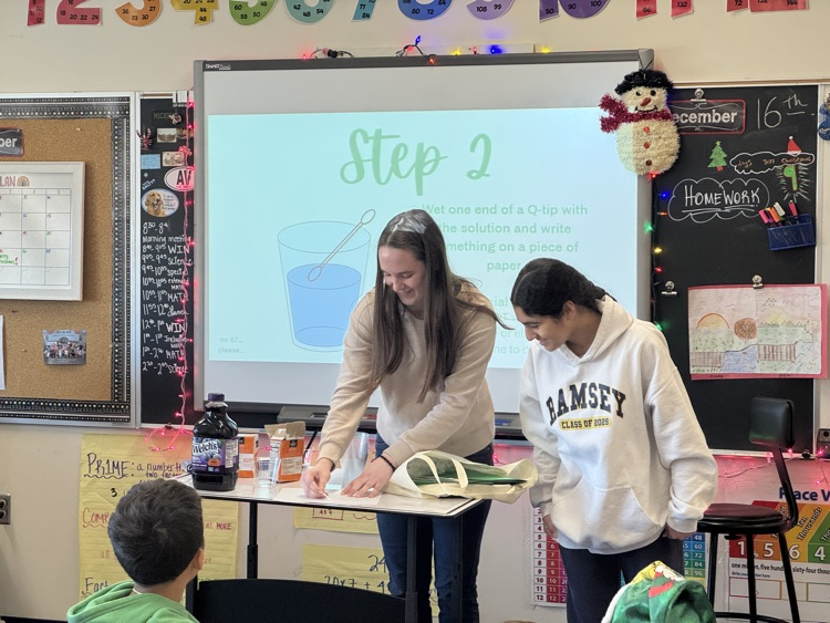 STEM Starters Club experiment 