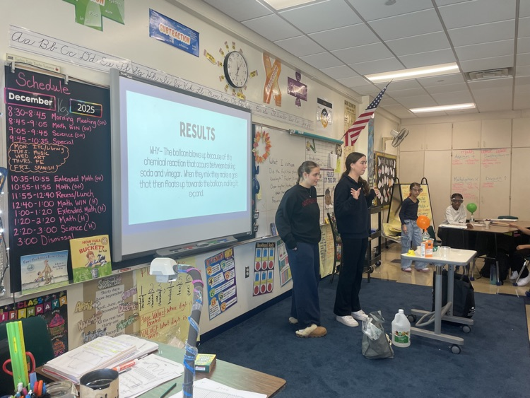 STEM Starters Club experiment 