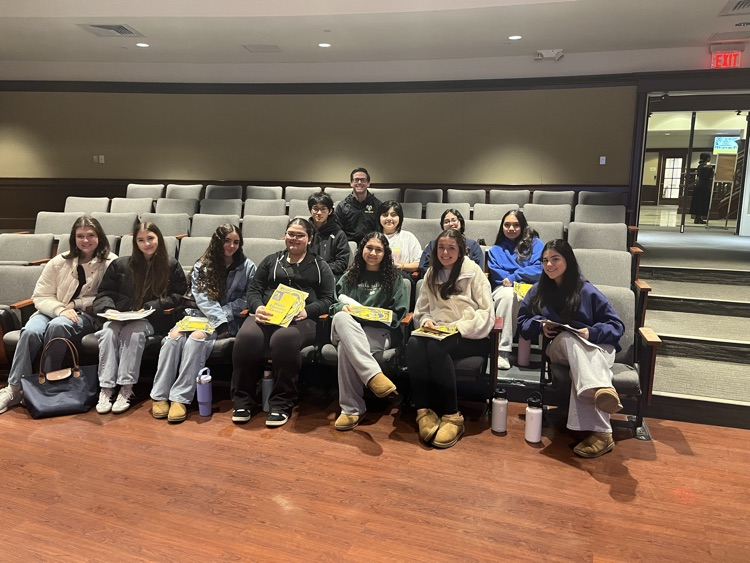 Getting ready for our presentation with admissions