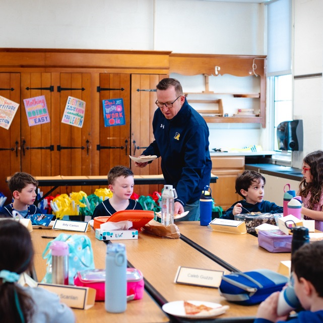  students and superintendent 