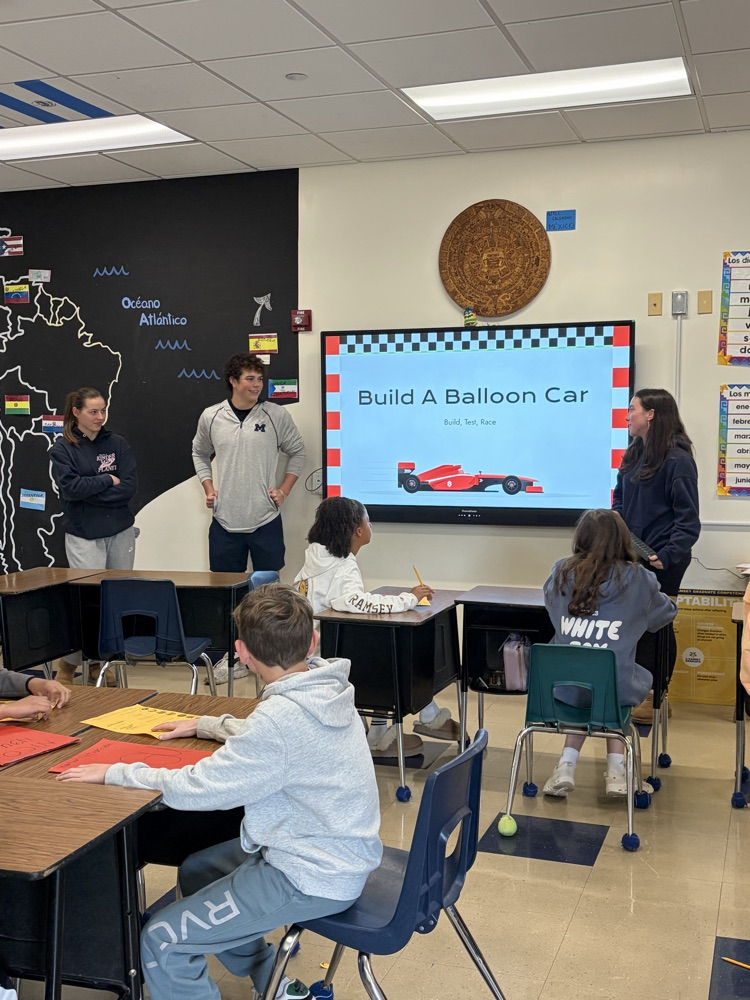 STEM Starters club balloon car experiment