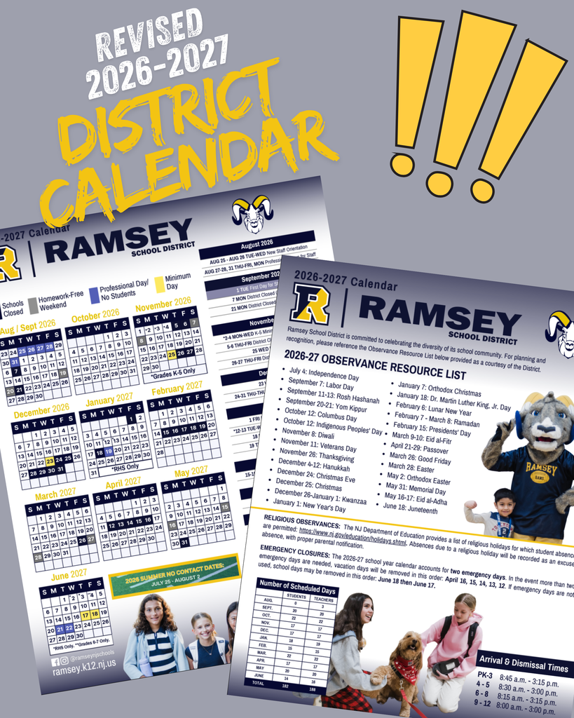 Revised District Calendar