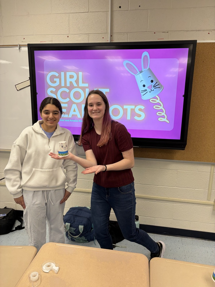 STEM Starters with a Ramsey Girl Scouts troop