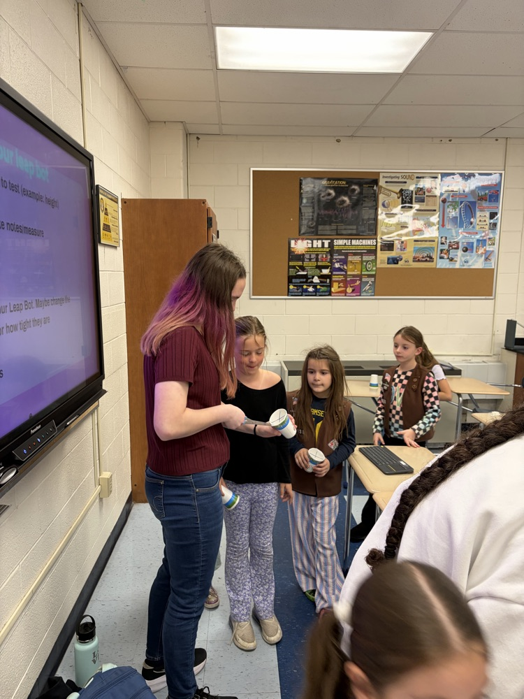 STEM Starters with a Ramsey Girl Scouts troop