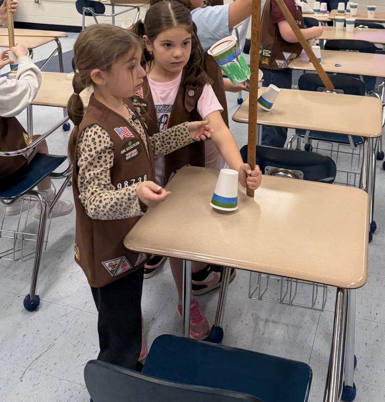 STEM Starters with a Ramsey Girl Scouts troop