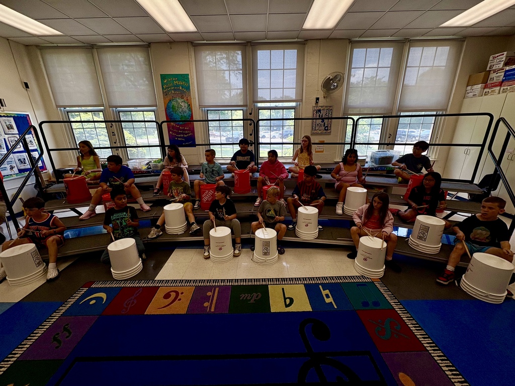 students with drums