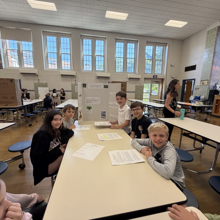 third graders did an awesome job sharing their profile projects today!