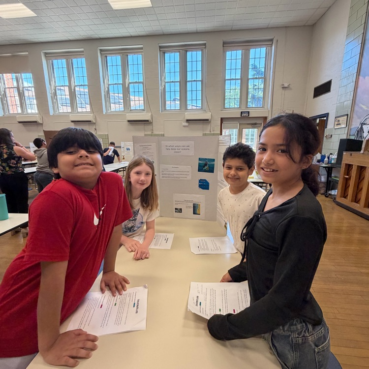 third graders did an awesome job sharing their profile projects today!