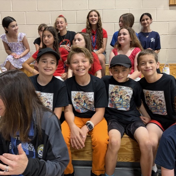 Some of my awesome math kids waiting to perform !