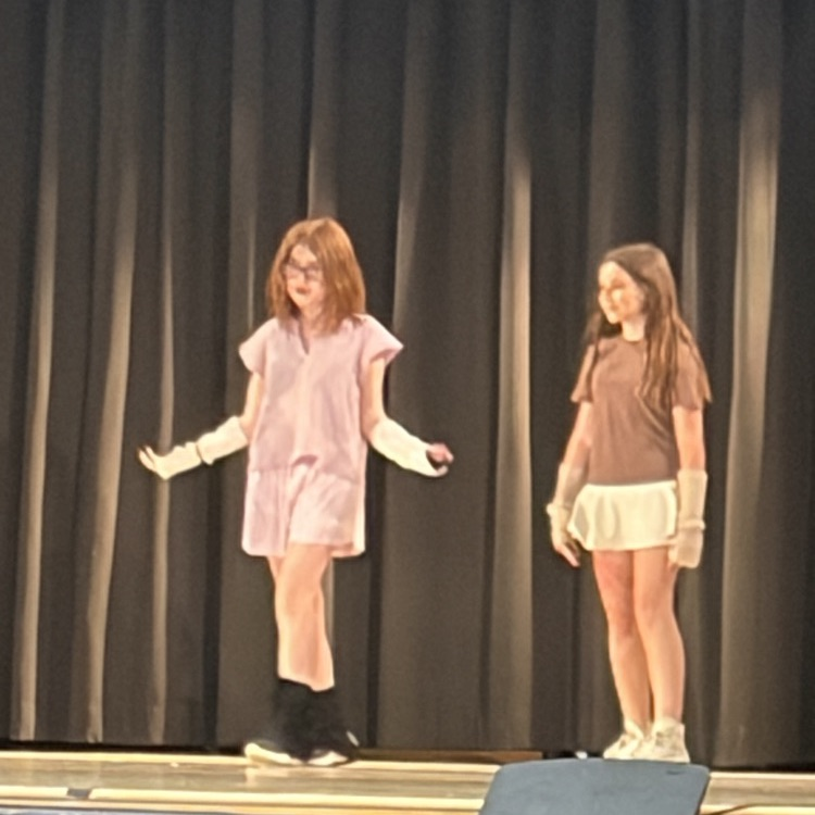 Some of my beautiful and brave math girls showing off their talent!