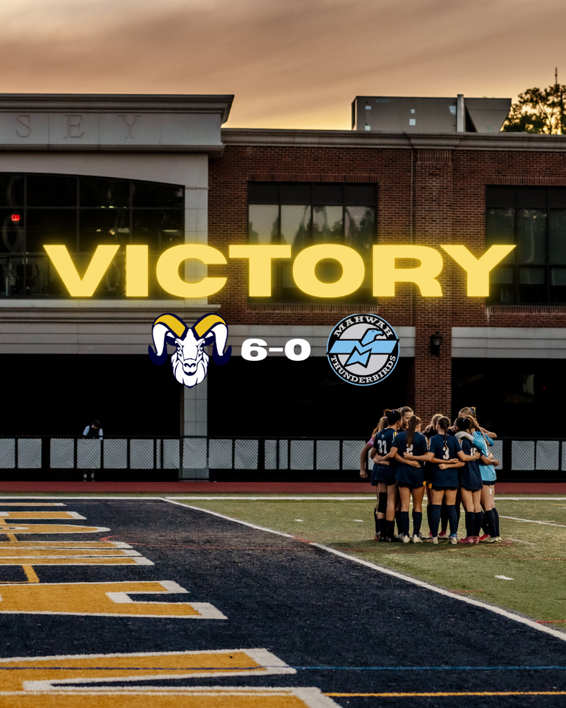 6-0 victory for Ramsey girls soccer against Mahwah!