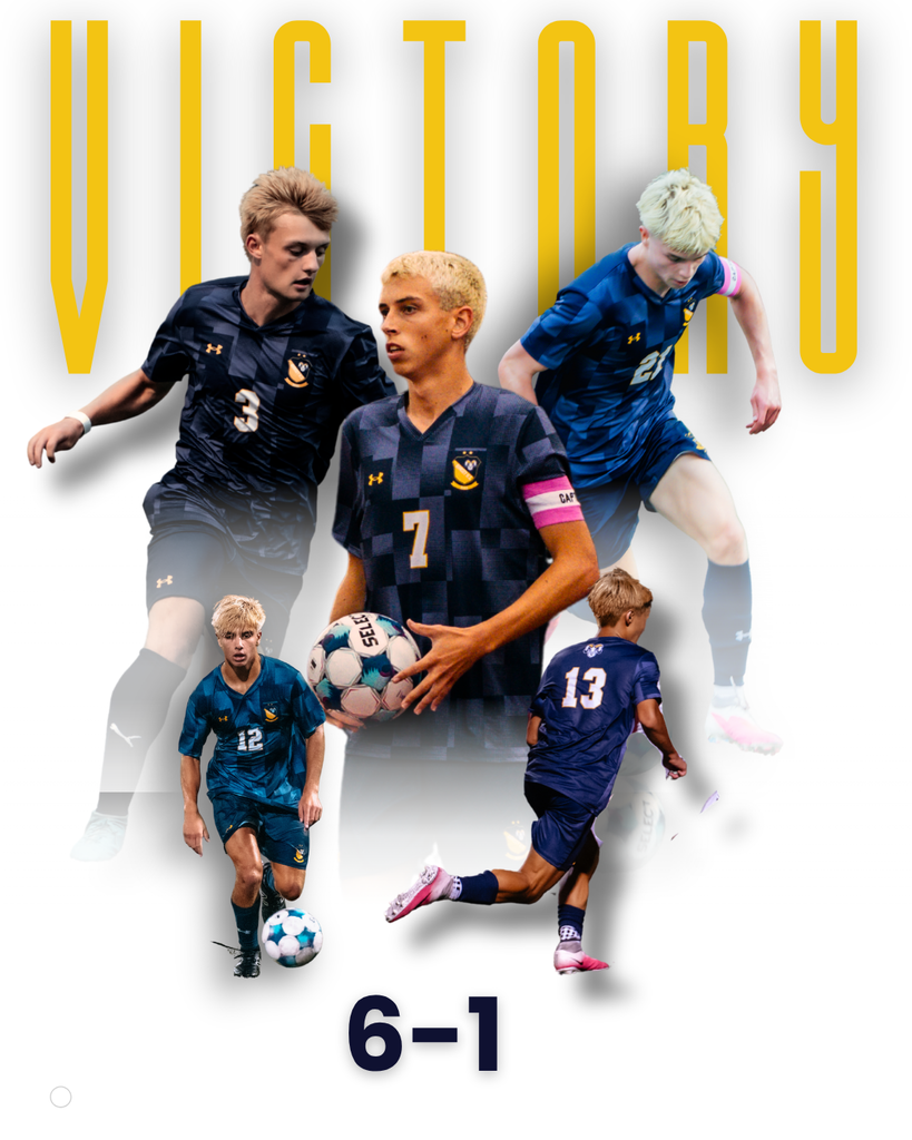 boys soccer win