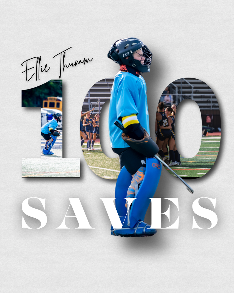 Ellie Thumb - 100 Career saves 