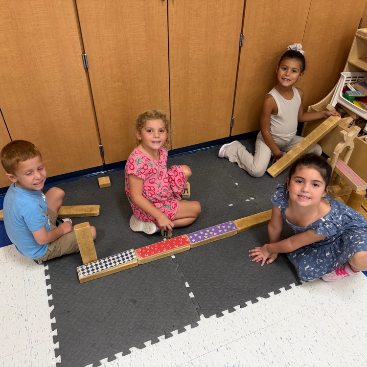 Our kindergarten friends at Tisdale are building, exploring, and using their imaginations with blocks while learning through teamwork and play! 🧱✨ 