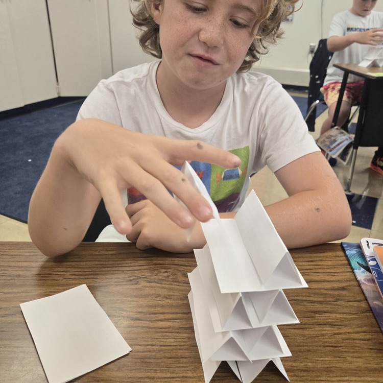 Students in 5-Gesualdo used the Engineer Design Process...Creative thinking filled the room as they took on their challenge