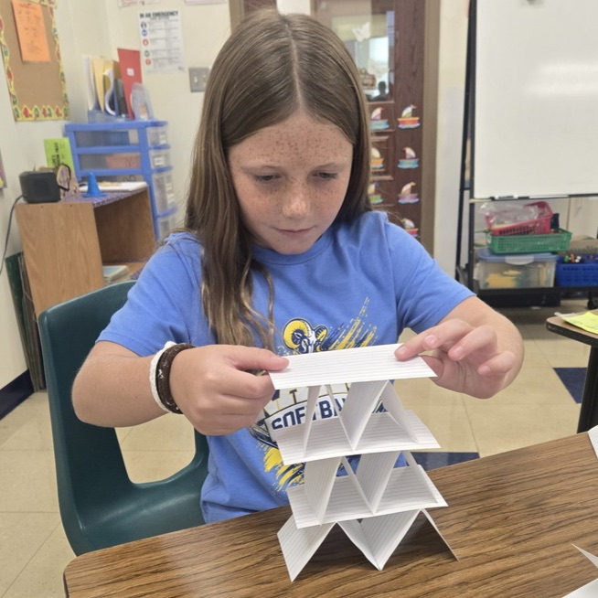 Students in 5-Gesualdo used the Engineer Design Process...Creative thinking filled the room as they took on their challenge