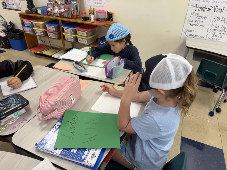 WIN time is all about strengthening the skills each learner needs to succeed as a 4th grader, while using creativity to think in new ways and show what they know! So proud of their hard work!