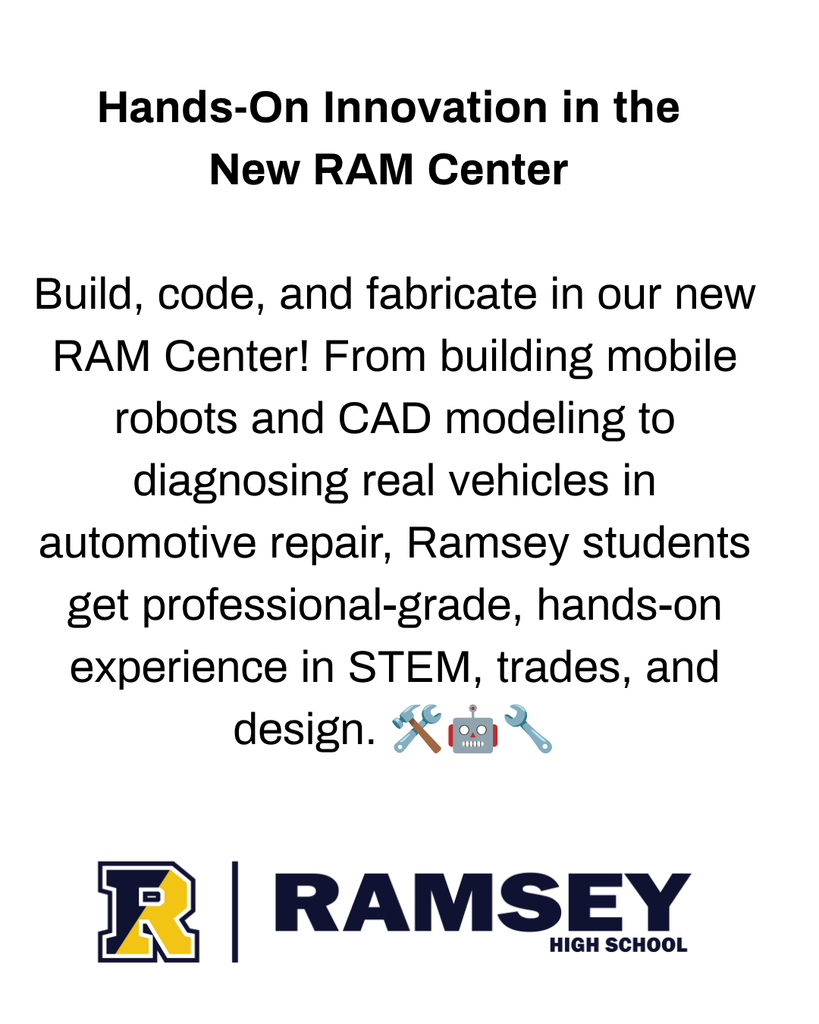 Why Ramsey HS? Open House Event