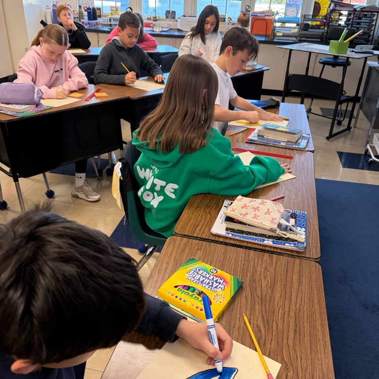 5 McGowan is getting ready to meet our body class by decorating the first letters of their names with the words that describe themselves! Wait to share what makes each of us special and get to know our new buddies