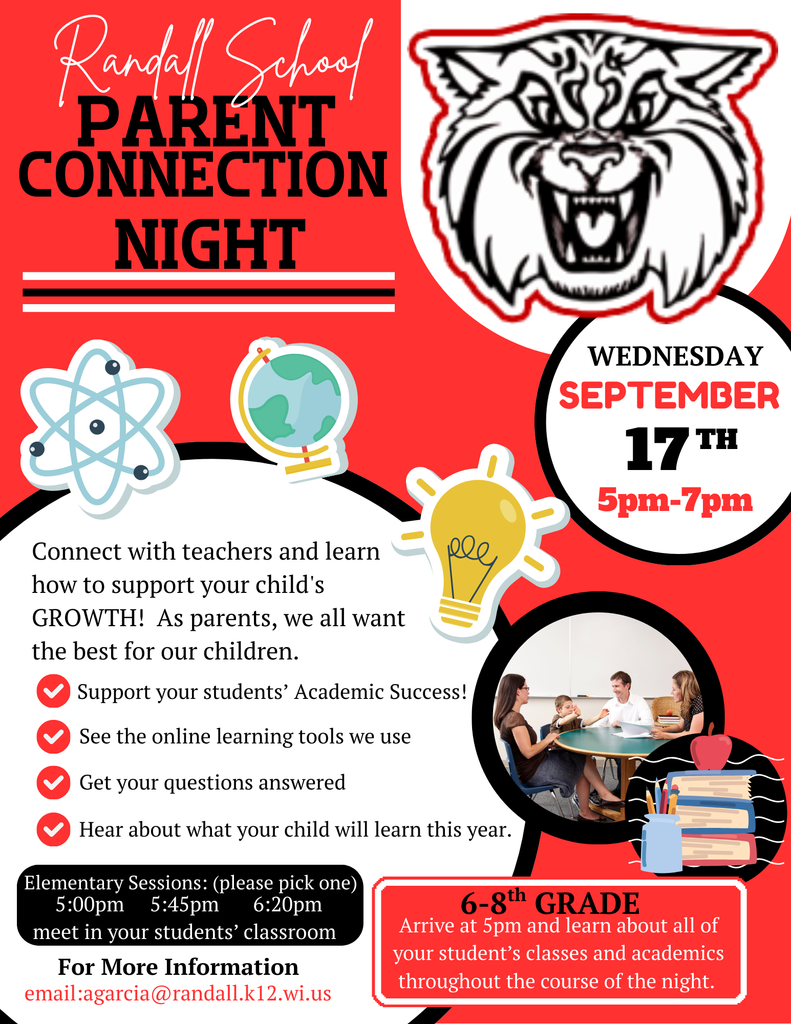 PARENT CONNECTION NIGHT!  SEPT. 17th!