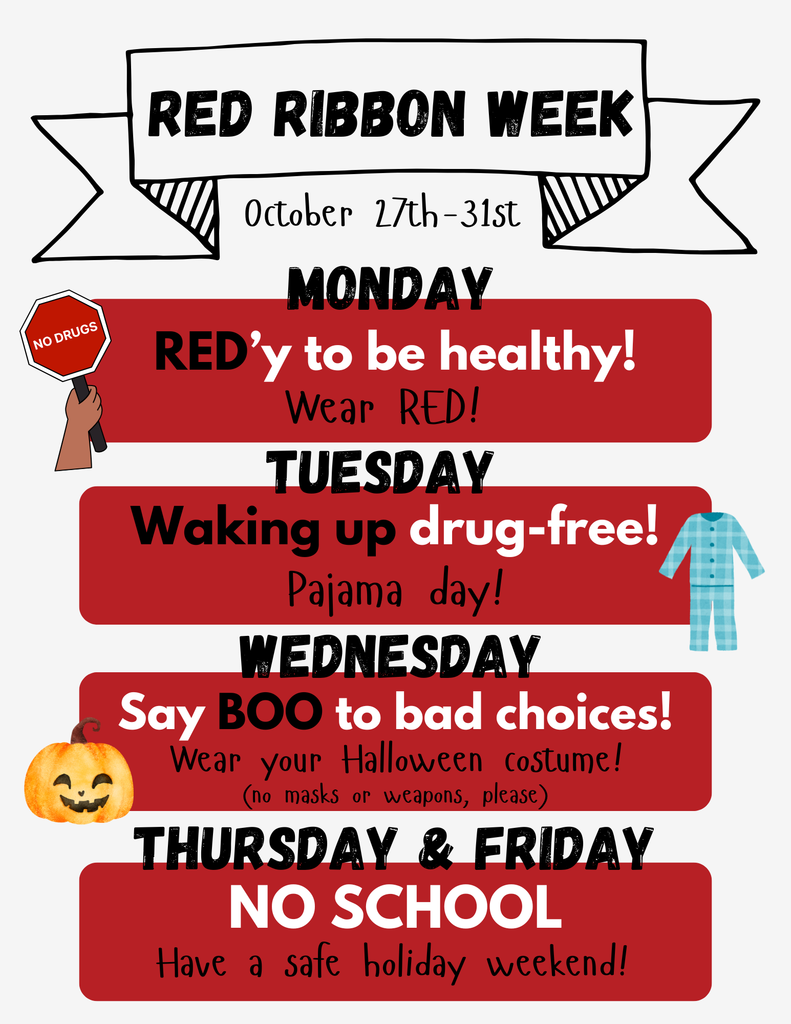 RED RIBBON WEEK- OCT 27-31