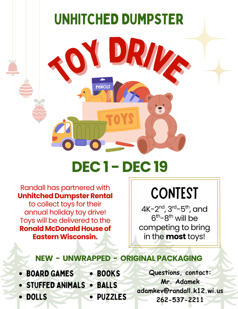 Toy Drive Dec. 1st - Dec. 19th