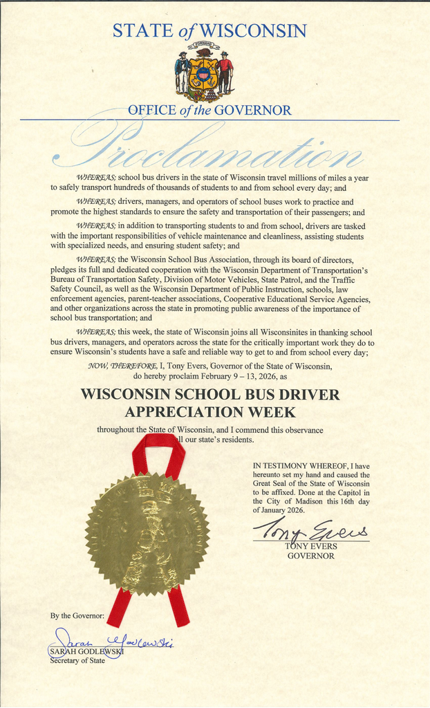 BUS DRIVER APPRECIATION WEEK!  THANK YOU RANDALL BUS DRIVERS!