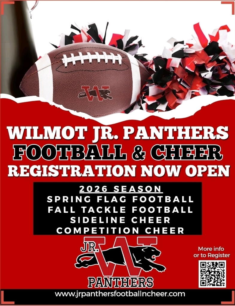 Wilmot Jr. Panthers Football & Cheer Registration