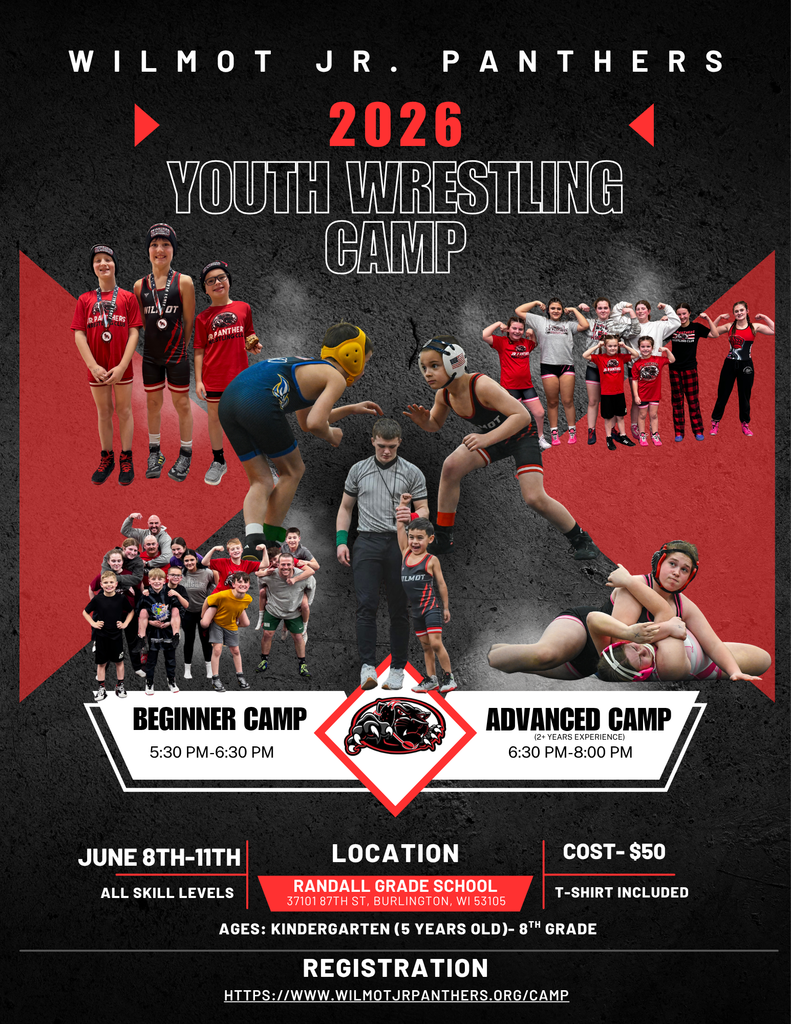 Wilmot Jr. Panther Youth Wrestling Camp 