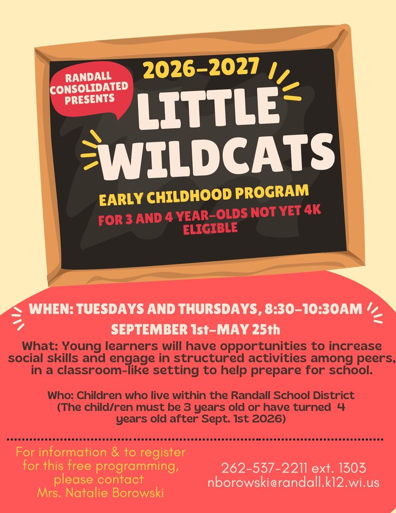 2026-27 Little Wildcats Open for Registration