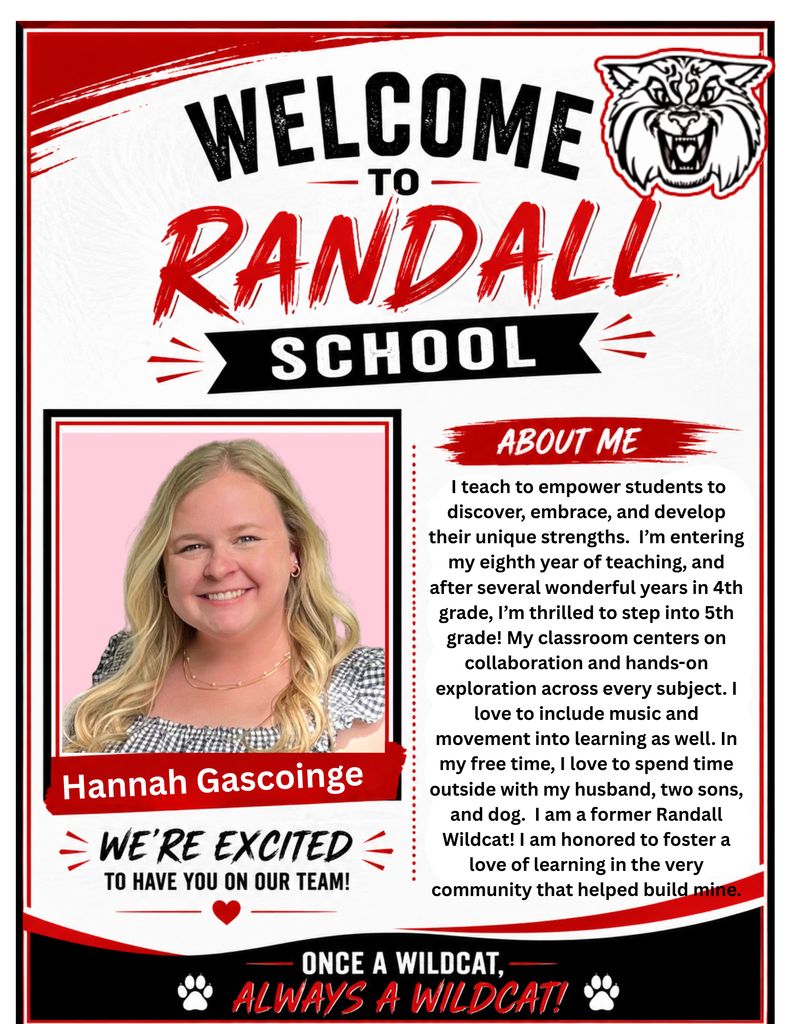 WELCOME MRS. GASCOIGNE!