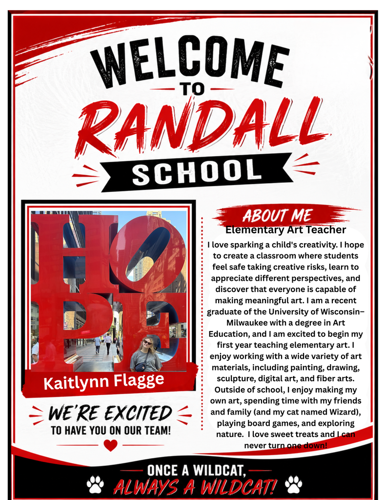 WELCOME MS. FLAGGE!