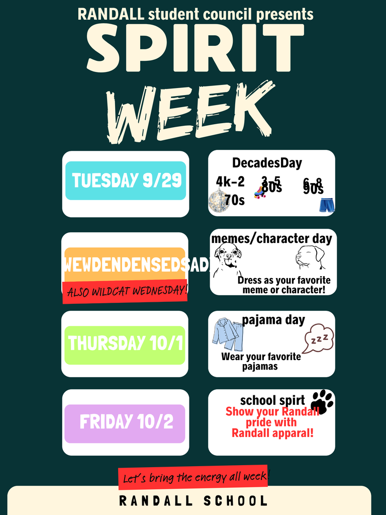 Homecoming Spirit Week Fun at Randall!