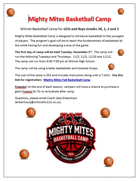 Mighty Mights Basketball Camp, Gr. 5K-3