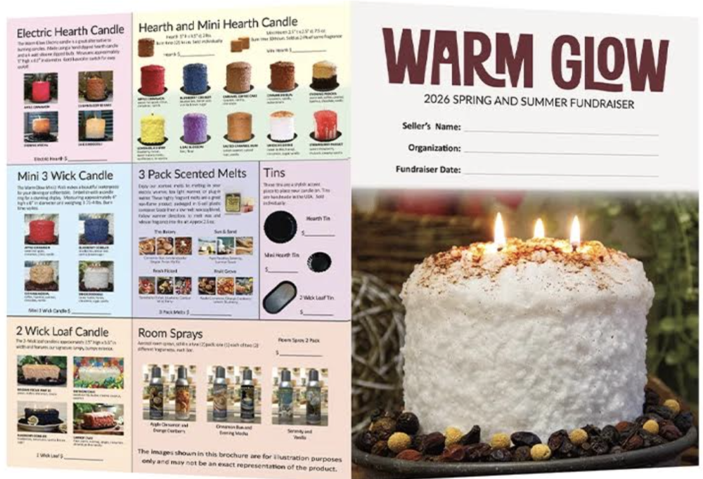 Warm Glow Candle Order Form
