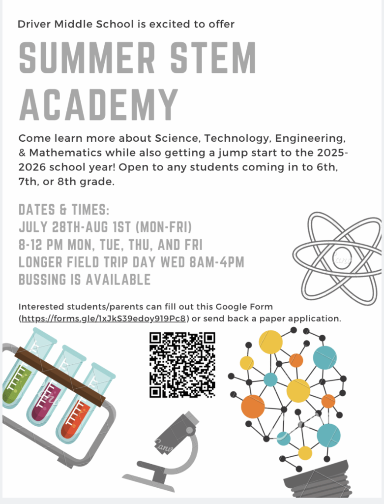 DMS Summer STEM Academy 2025-2026
