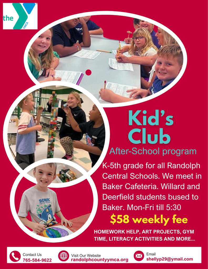 YMCA Kid's Club Flyer 