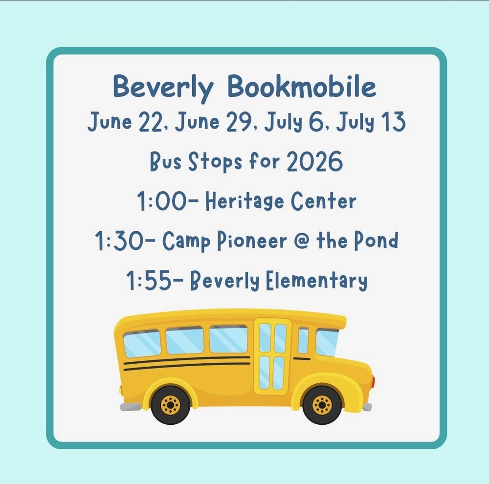 Beverly Bookmobile Summer 2026
