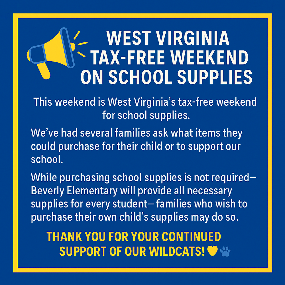 Tax Free Shopping Announcement