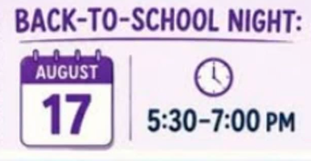 Back to School Night